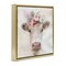 Stupell Industries Betsy Cow with Flowers Floating Frame, design by Stellar Design Studio